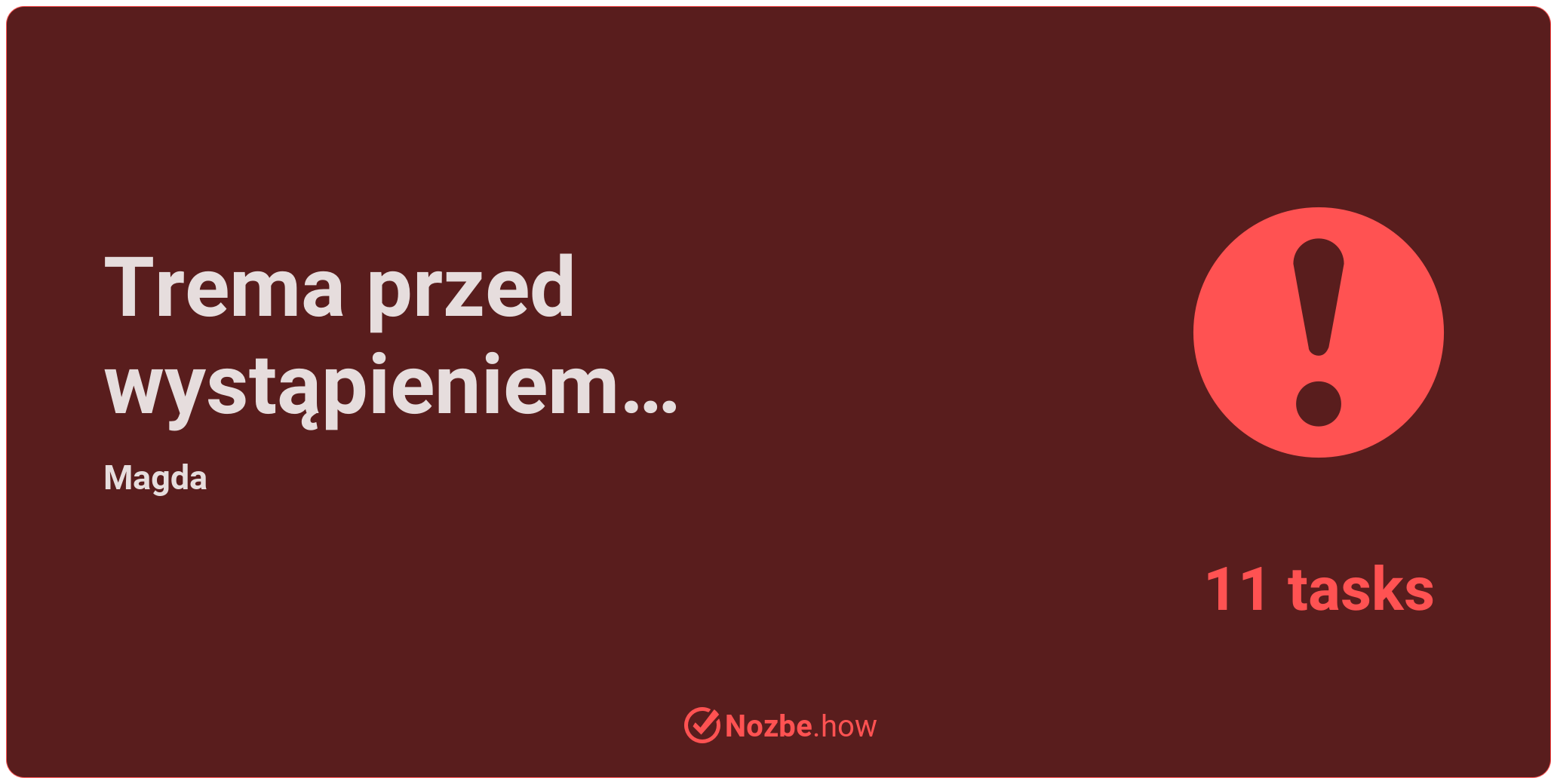 Trema przed wystąpieniem publicznym - sprawdzone patenty