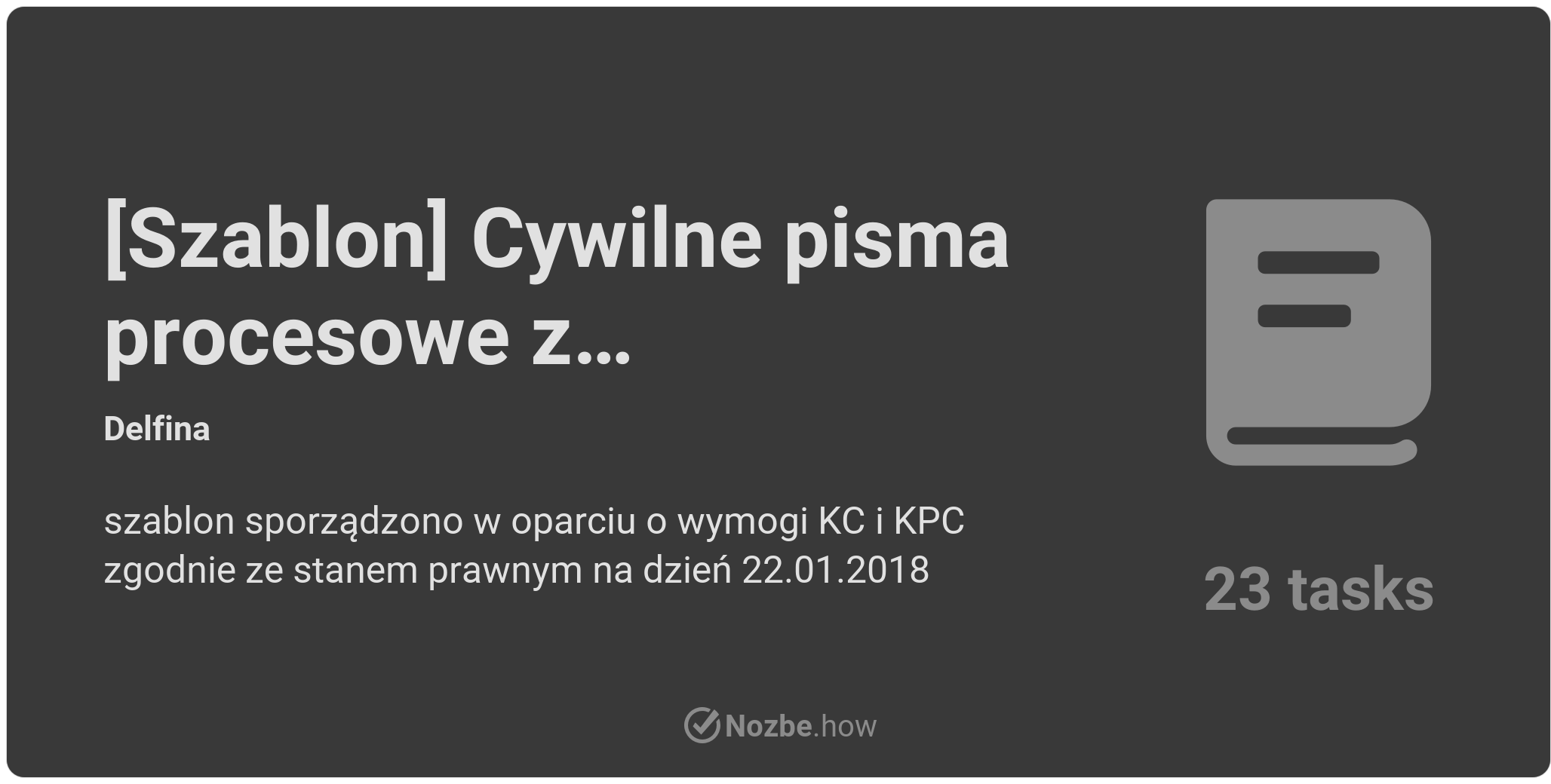 Jak napisać pismo procesowe w postępowaniu cywilnym