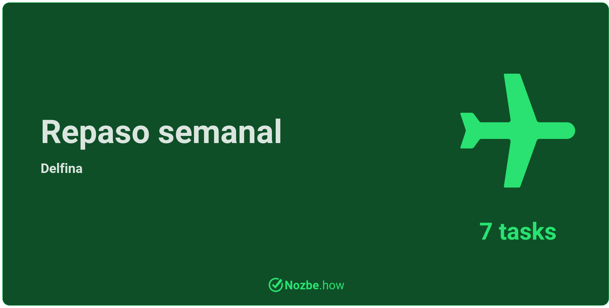 Repaso semenal